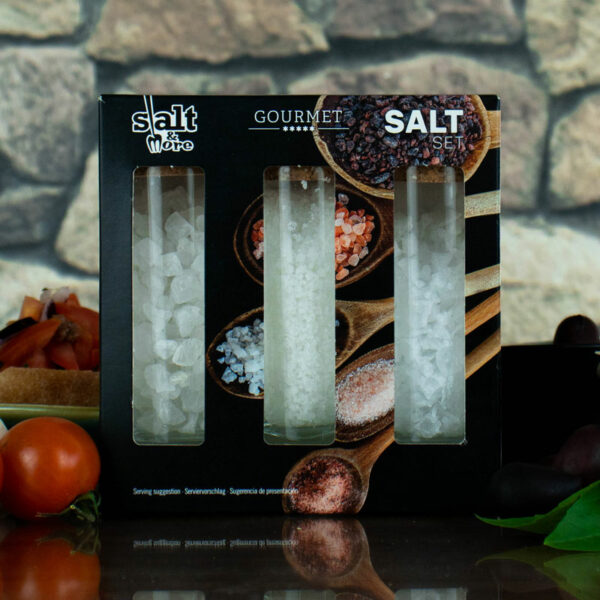 Gourmet Salz 3er Set drei verschiedene